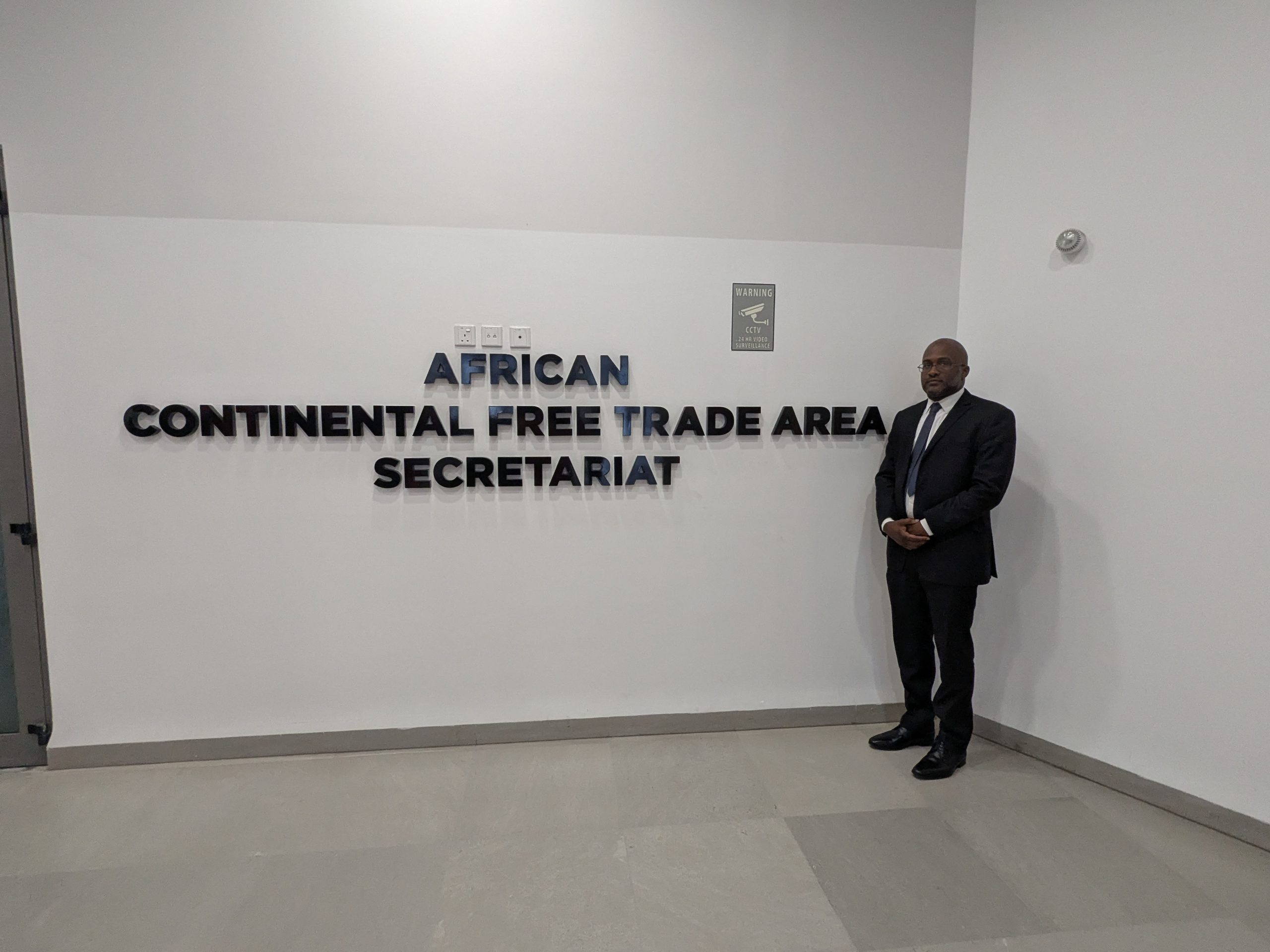 Hamid Saahir participating in AfCFTA delegation work