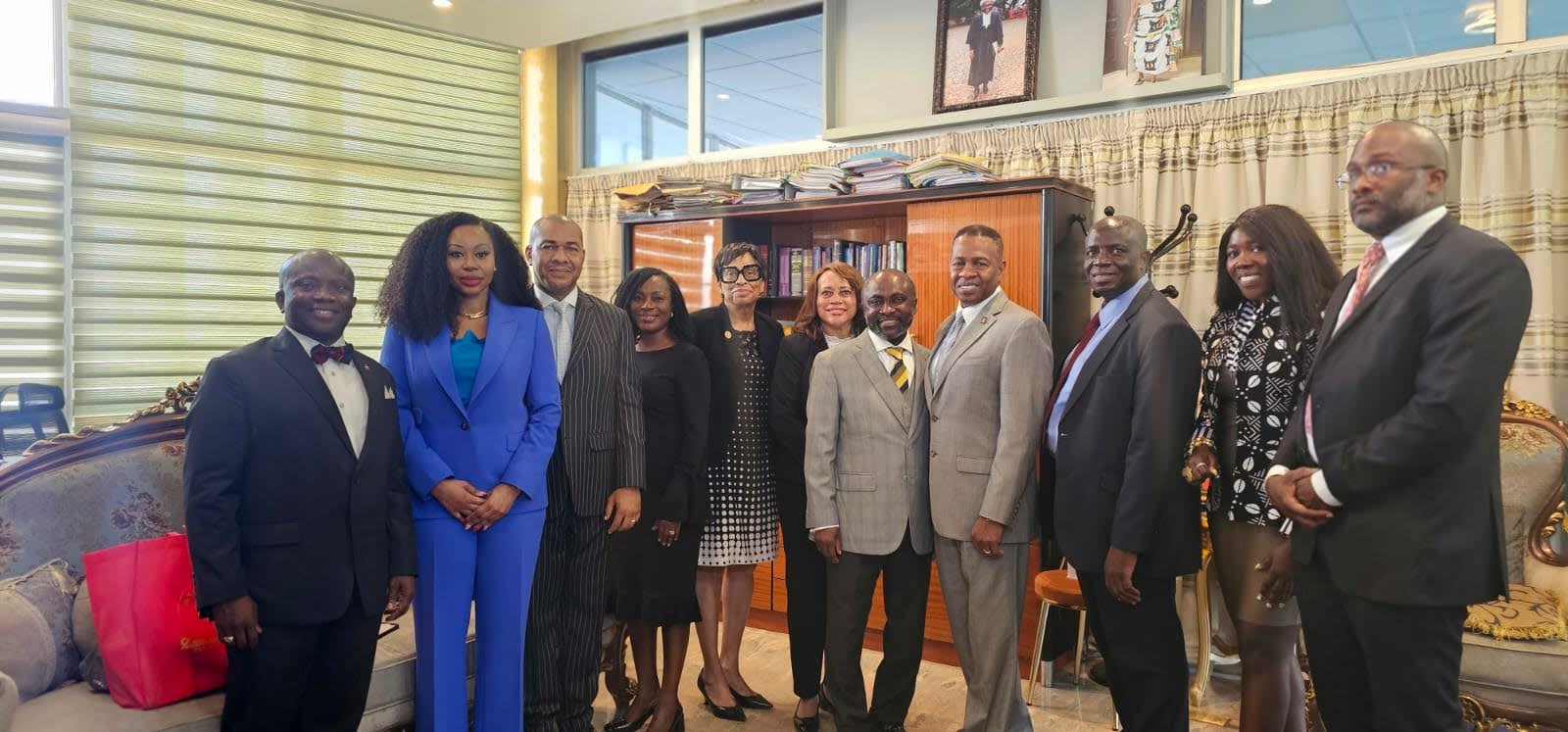 Hamid Saahir at law school event in Ghana